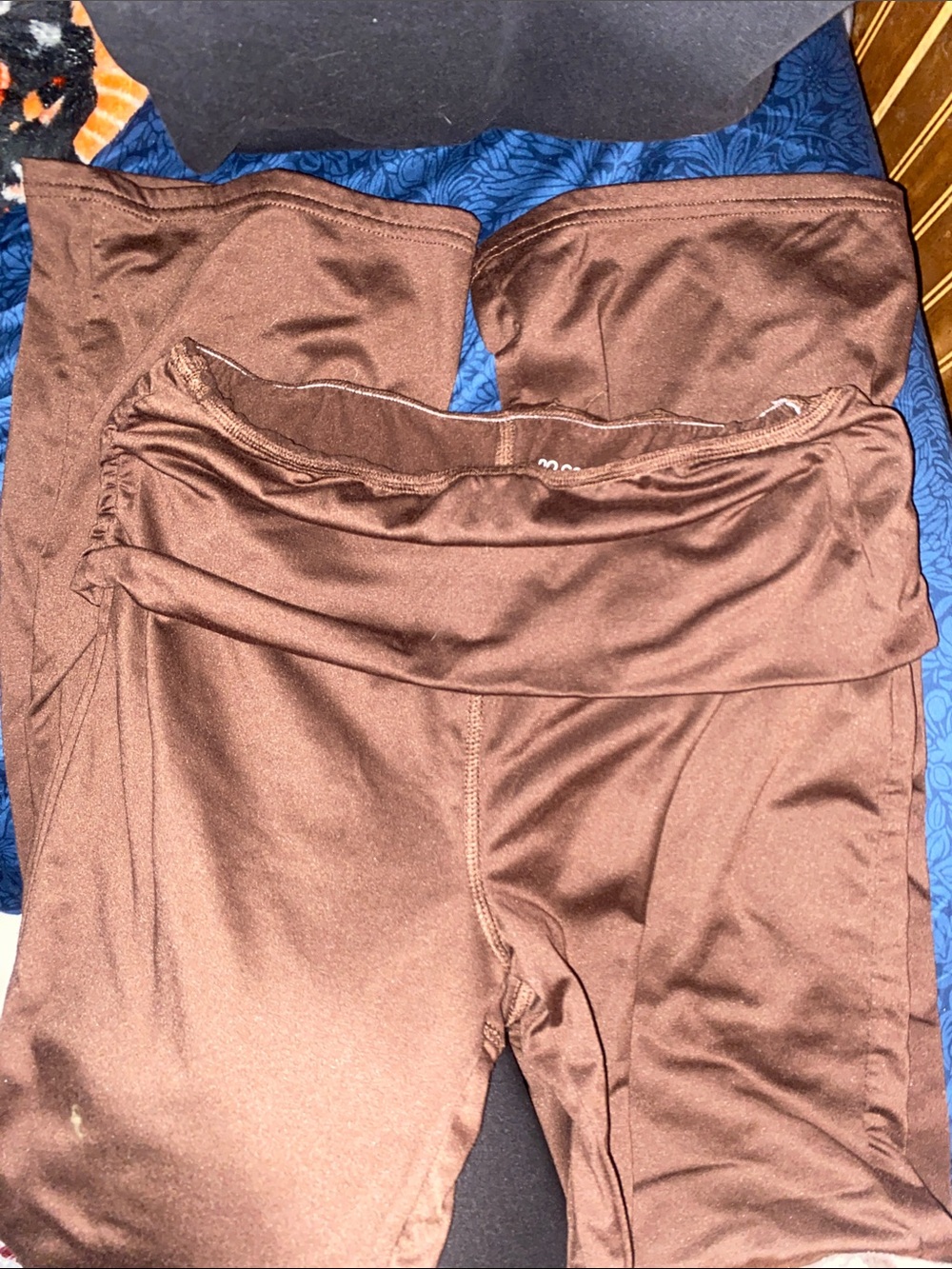 No Comment Brown Fleece Lined Leggings